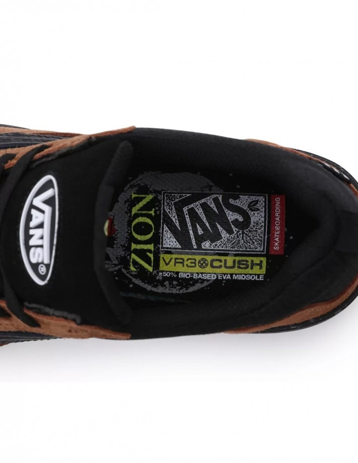 VANS Zahba Zion Wright - Brown/Multi - Chaussures de skate (popcush) VANS Zahba Zion Wright - Brown/Multi - Chaussures de skate (popcush)