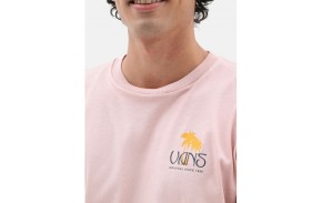 VANS Sunset Dual Palm - Pink - T-shirt Skate