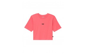 VANS Flying V Crop Crew Sport - Calypso Coral - T-shirt Femmes