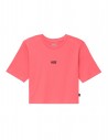 VANS Flying V Crop Crew Sport - Calypso Coral - Camiseta Mujer