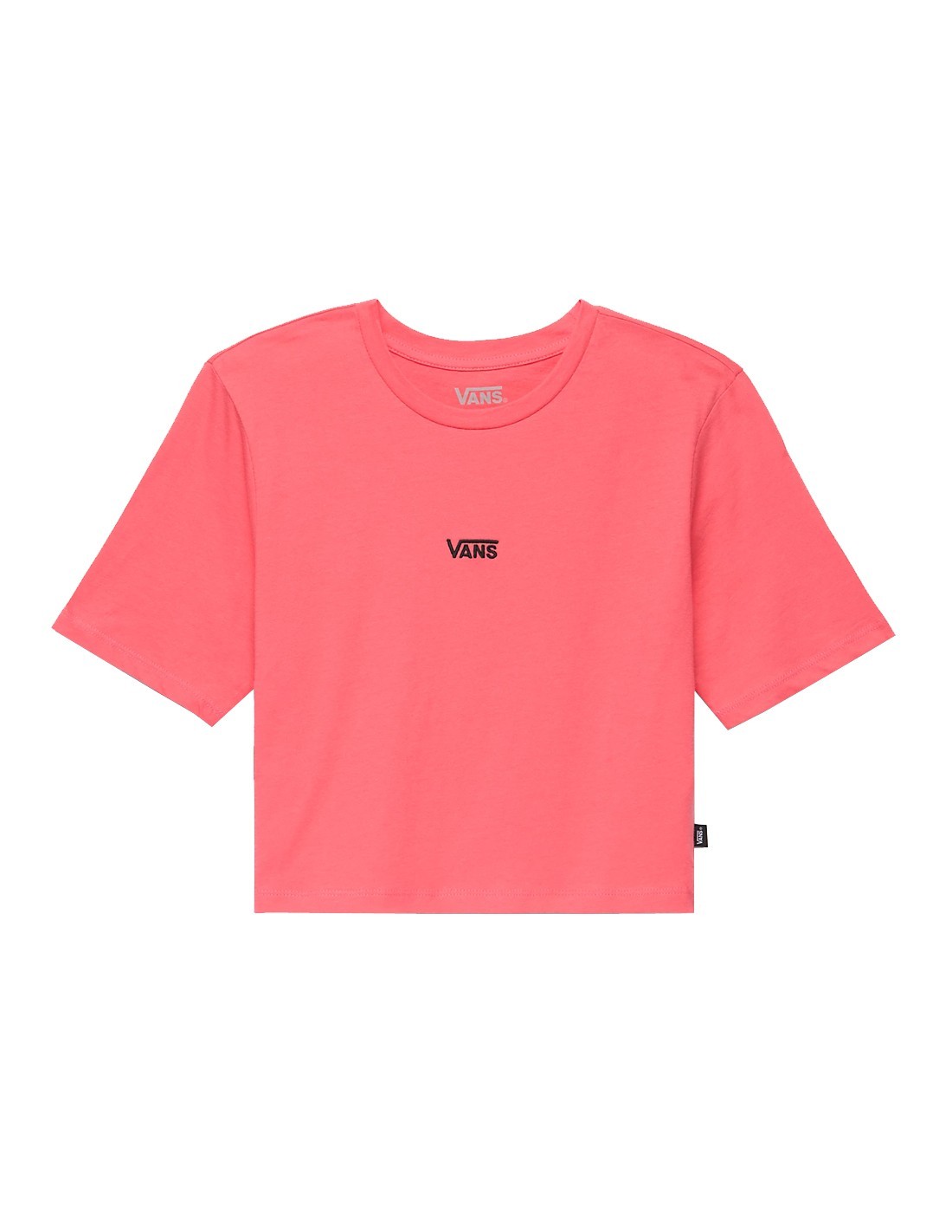 VANS Flying V Crop Crew Sport - Calypso Coral - T-shirt Women