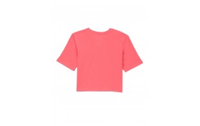 VANS Flying V Crop Crew Sport - Calypso Coral - Women's back t-shirt