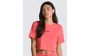 VANS Flying V Crop Crew Sport - Calypso Coral - Women's Skateboard T-Shirt