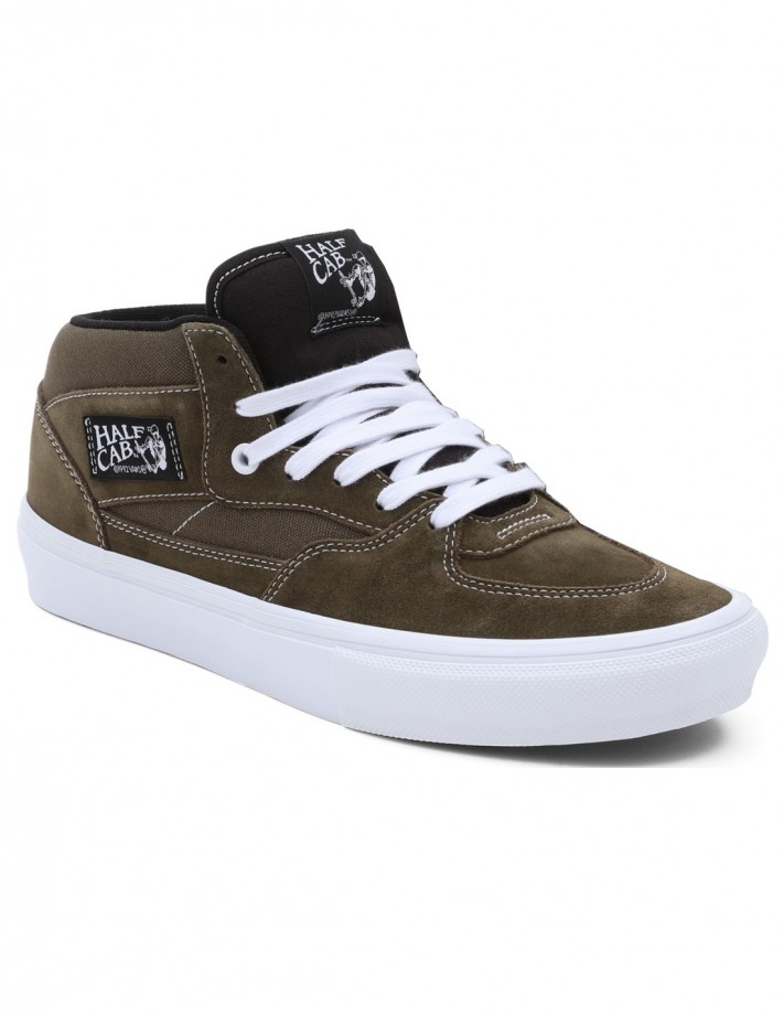 VANS Skate Half Cab - Dark Olive - Skateschuhe