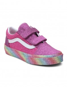 VANS Old Skool - Glitter Rainglow - Chaussures à Scratch Enfants