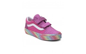 VANS Old Skool - Glitter Rainglow - Klettschuhe Kinder