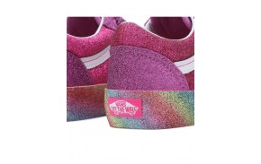 VANS Old Skool - Glitter Rainglow - Chaussures à Scratch Enfants (logo)