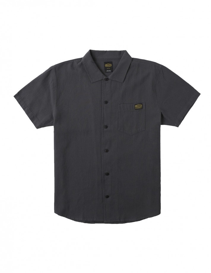 RVCA Recession Day Shift - Garage Blue - Shirt