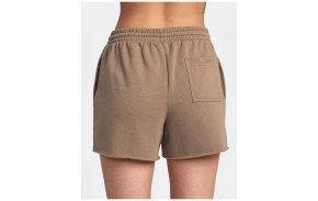 RVCA Test Drive - Dark Khaki - Short Molleton Femme