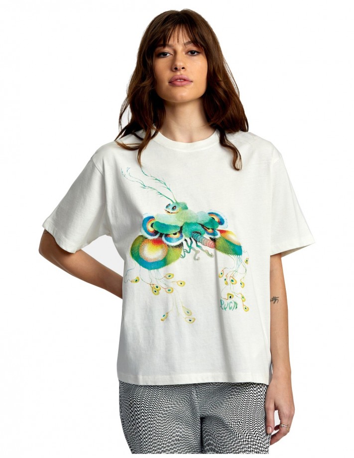 RVCA Fly Guy Anyday - Vintage White - T-Shirt