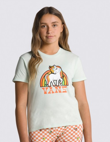 VANS Unicorn Rainbow - Clearly Aqua - Mädchen T-Shirt