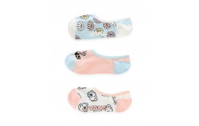 VANS Bear Friends Canoodle - Pink - Pack of 3 Socks