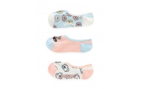 VANS Bear Friends Canoodle - Pink - Pack of 3 Socks