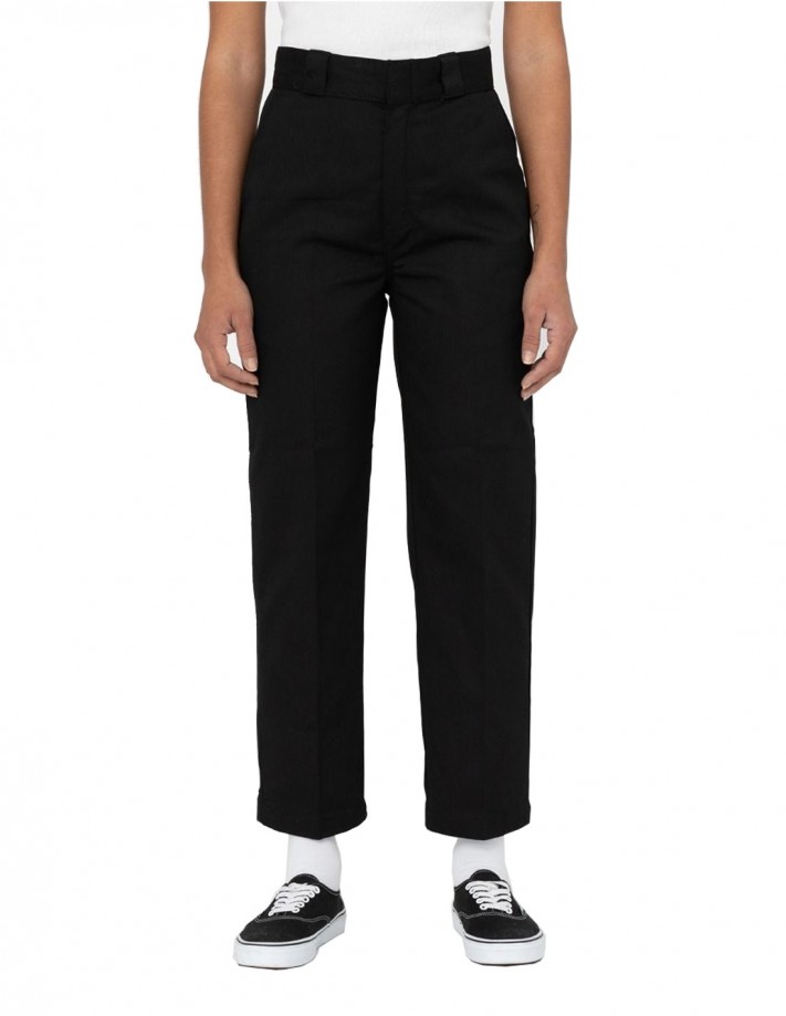 DICKIES Phoenix Cropped - Black - Pantalon Femmes