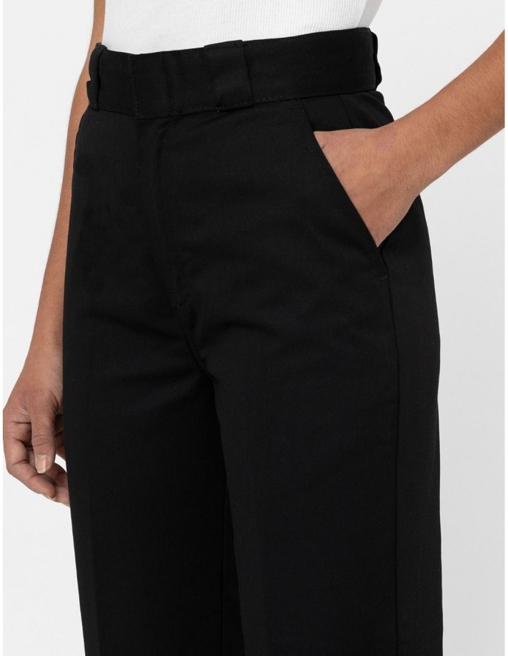 Dickies phoenix cropped trousers in black | ASOS