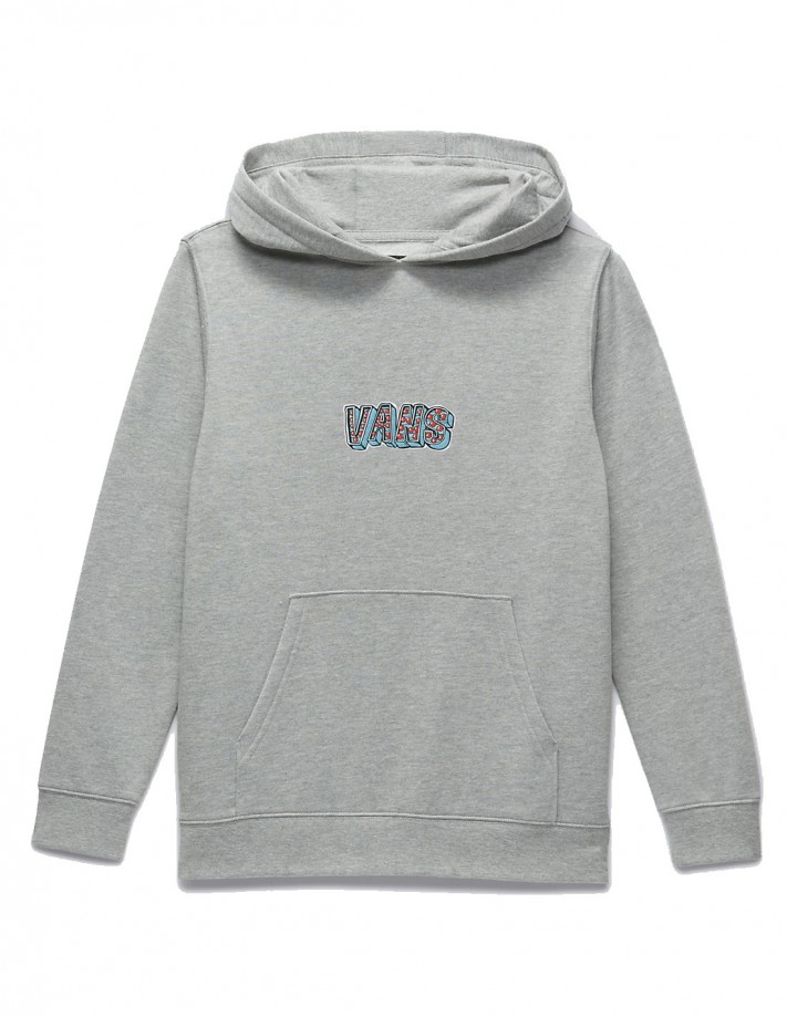 VANS Van Doren BBQ - Cement Heather - Kapuzensweatshirt Kinder