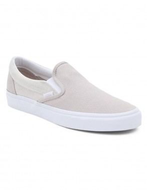 VANS Classic Slip-On Summer Linen - Natural - Skateschuhe