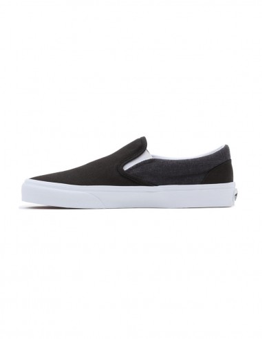 VANS Classic Slip-On Summer Linen - Black - Men's skate shoes
