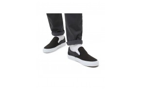 VANS Classic Slip-On Summer Linen - Black - Schuhe aus Leinen