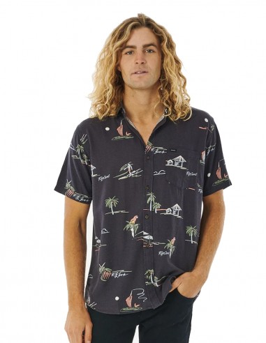 RIP CURL Party Pack - Washed Black - Hemd