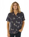 RIP CURL Party Pack - Nero lavato - Camicia