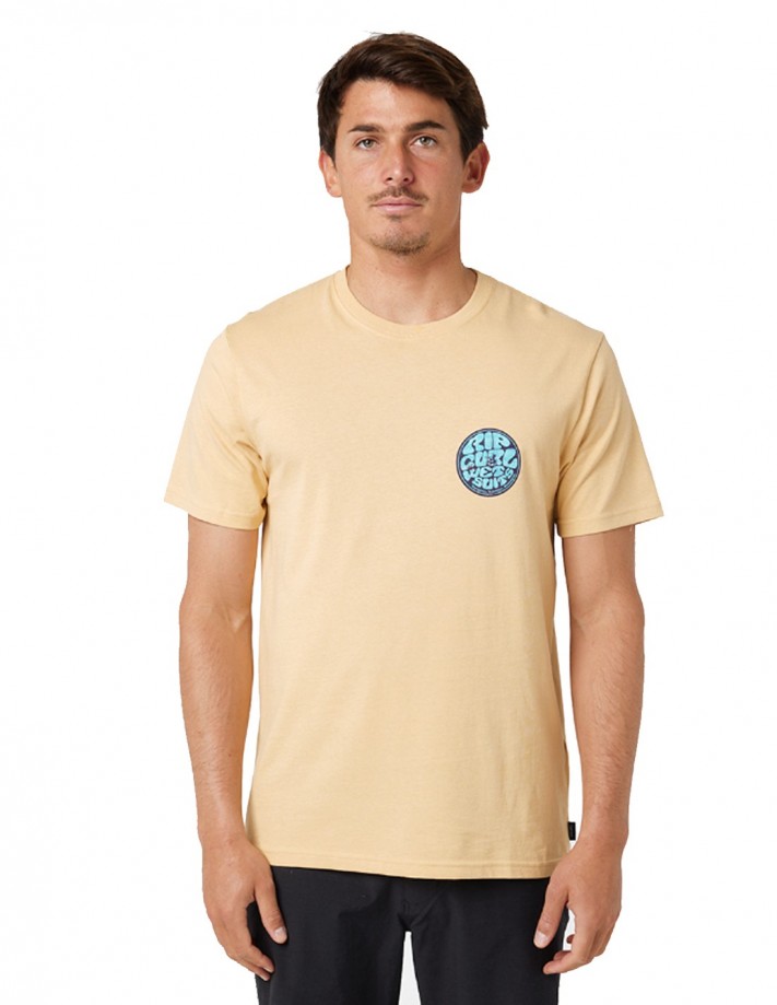 RIP CURL Passage - Washed Yellow - T-Shirt