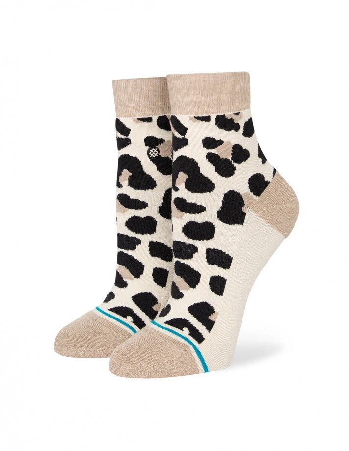 STANCE Spot On Quarter - Leopard - Socken