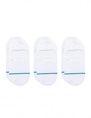 STANCE Icon 3-Pack - Blanc - Chaussettes Invisibles