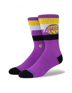 STANCE Lakers ST Crew - Purple - Chaussettes NBA