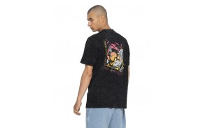 SANTA CRUZ Roskopp Break - Black Acid Wash - Men's T-shirt