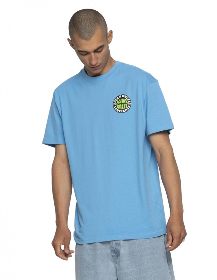 SANTA CRUZ Slimey - Marina Blue - T-Shirt