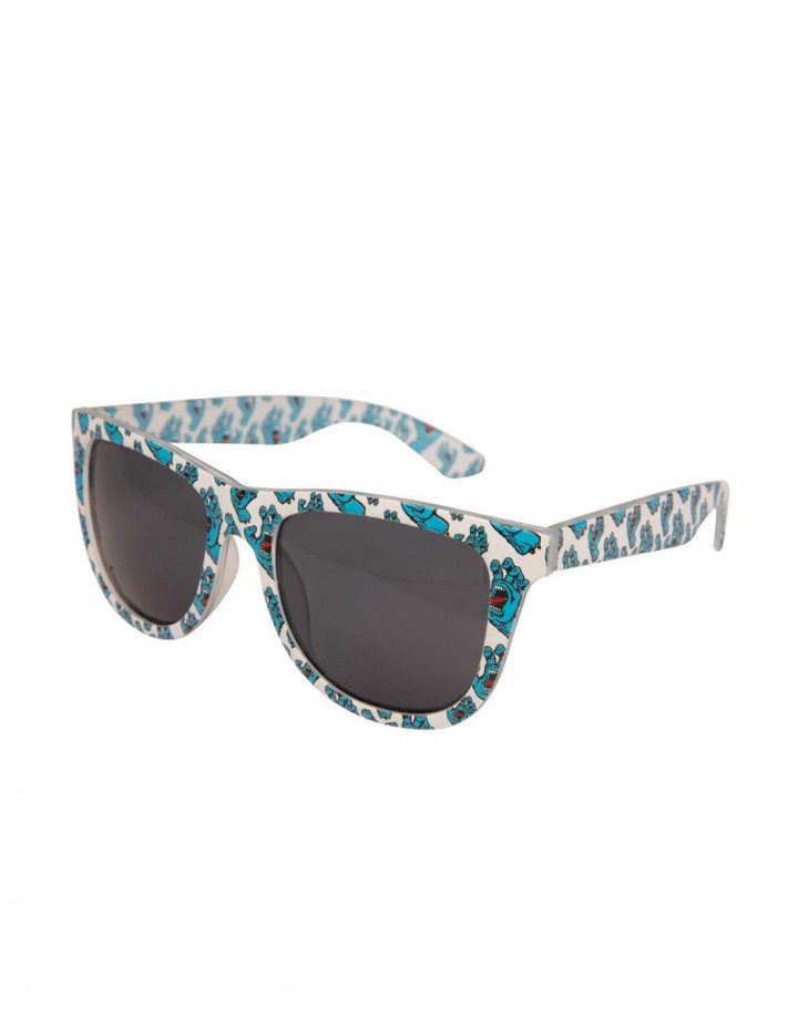 SANTA CRUZ Multi Hand - White/Blue - Lunettes de soleil