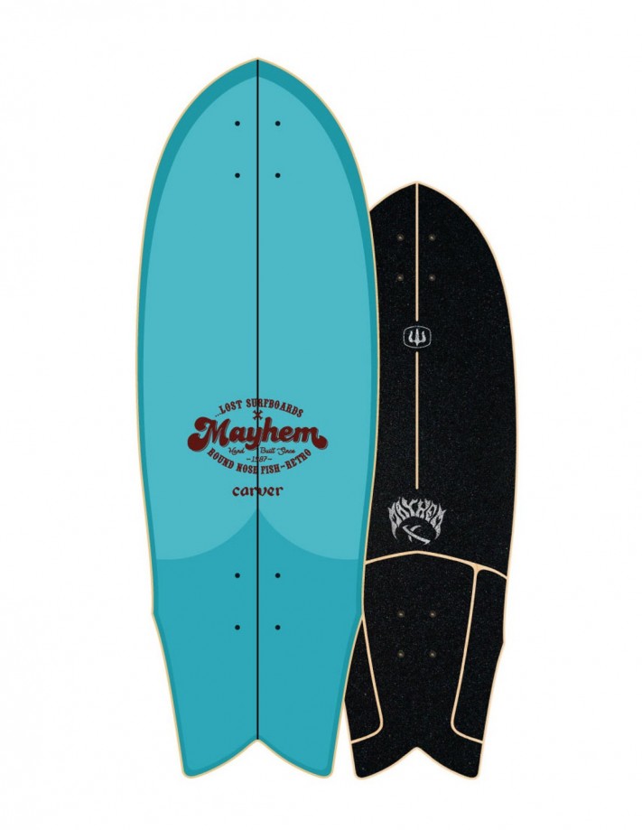 Lost x Carver 29.5\" RNF Retro スケートボード Carver X Lost RNF 29