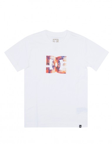 DC SHOES Star Fill - White/Warm Ice Dye - T-Shirt Kinder