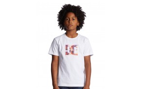 DC SHOES Star Fill - White/Warm Ice Dye - Kids T-Shirt