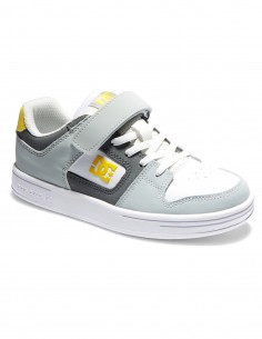DC SHOES Manteca 4 V - Gery/Black/Yellow - Children's skate shoes