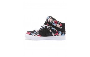 DC SHOES Pure Hi EV - Black/Multi - Kids Skate Shoes