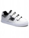 DC SHOES Pure V - Black/White Print - Chaussures de skate Enfants