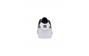 DC SHOES Pure V - Black/White Print - Skate shoes (back)