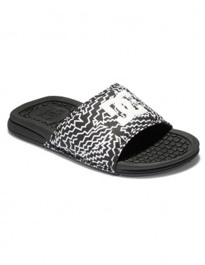 DC SHOES Bolsa - Black/White Print - Tongs Enfants