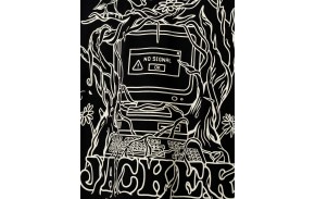 JACKER No Signal - Schwarz - T-Shirt Skate