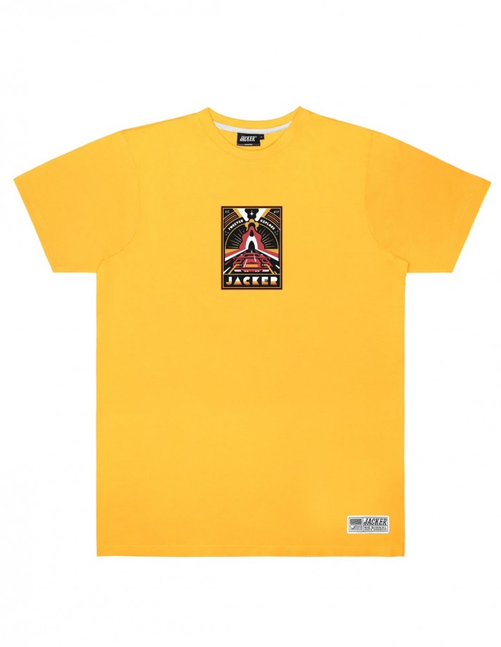 JACKER Explorer - Yellow - T-shirt