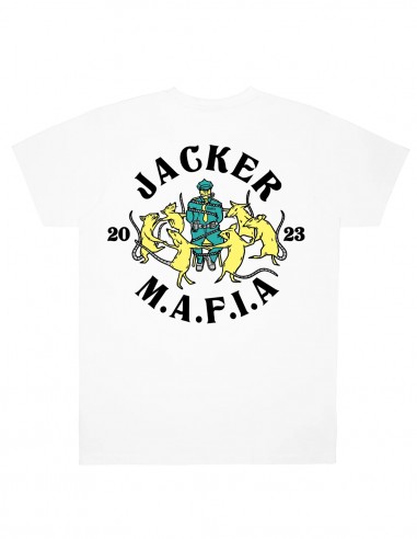 JACKER Dancing Rats - Weiß - Männer T-Shirt