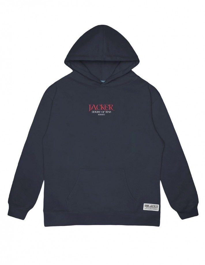 JACKER House Of Sins - Navy - Kapuzenpulli