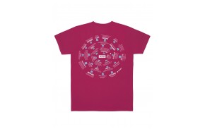 JACKER Spiral Game - Fuschia - T-shirt Homme