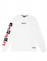 JACKER Spiral Game - White - Long Sleeve T-shirt