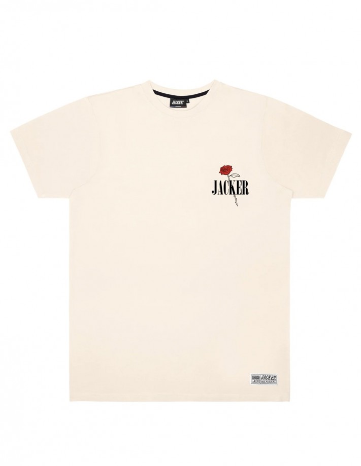 JACKER Holy Roses - Beige - T-shirt