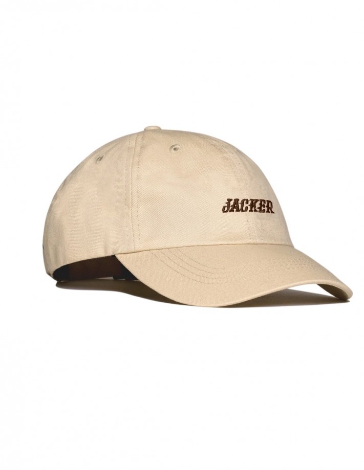 JACKER Team Logo - Beige - Cap