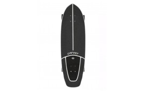 Carver Black Tip C7 Surf Skate 32.5 - upside