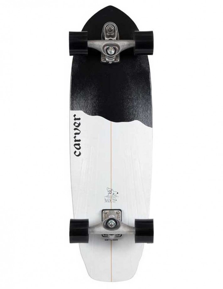 CARVER Black Tip 32.5" C7 - Surfskate komplett